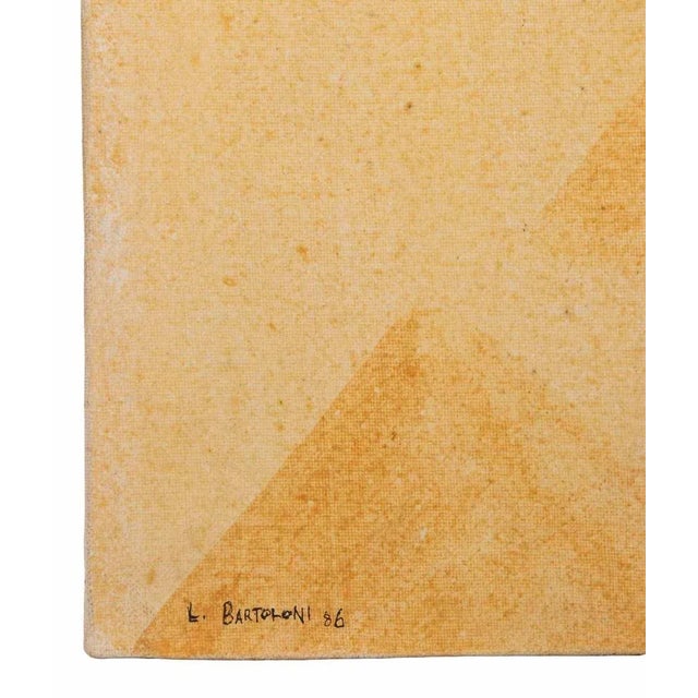 Oil on canvas realized by Lillo Bartoloni in 1986. Hand signed and dated on rear. Very good condition. This piece is...