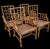 Wood Vintage Set of Milling Road by Baker Furniture Bamboo and Cane Bottom Armchairs For Sale - Image 7 of 12