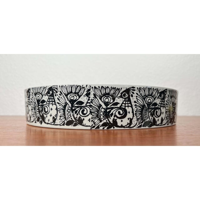 Mid-Century Modern Danish Flora Bowl by Bjørn Wiinblad for Nymölle, Denmark, 1960s For Sale - Image 10 of 11