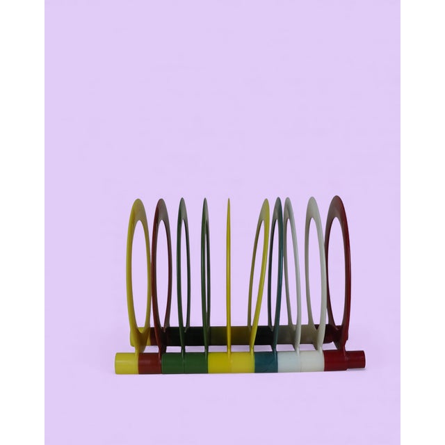 A legendary classic of polish design from the prl era. This modular vinyl record holder was manufactured by zzg veritas...