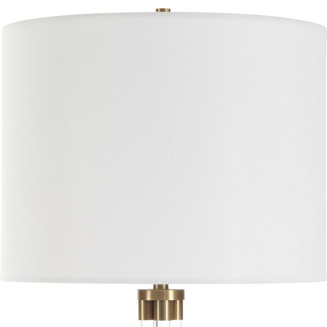 Gold Outline Cordless LED Table Lamp For Sale - Image 8 of 9