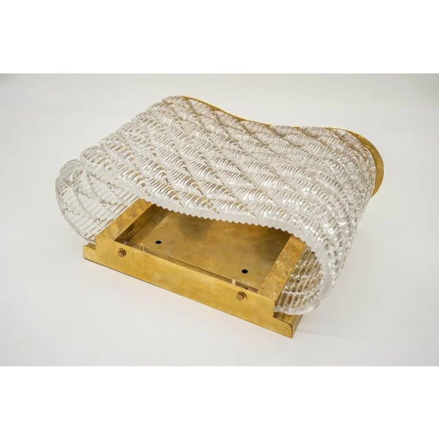 2 Vintage Applique about 1960s. Brass material, Murano glass and 2 lamp holders and 27 ceramic. They are 2 glass on each...