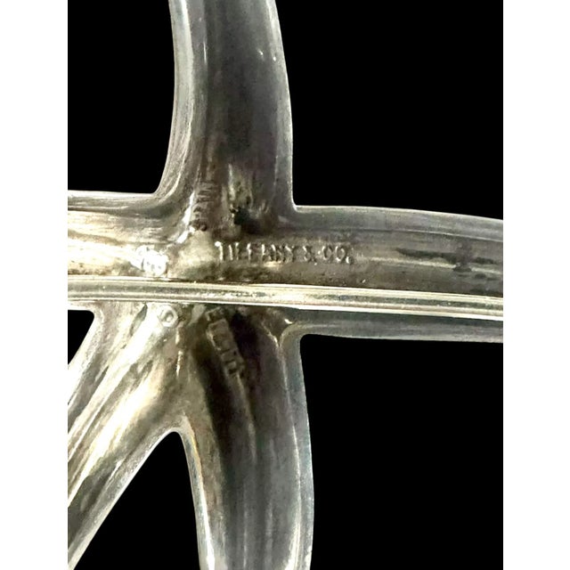 Metal Tiffany & Co Estate Starfish Brooch Sterling Silver By Elsa Peretti 6.5g For Sale - Image 7 of 11