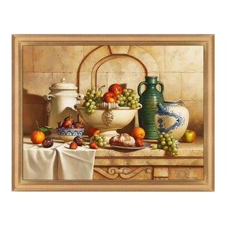 Late 20th Century Still Life with Ceramics, Loran Speck For Sale
