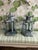 Metal Pair Vintage Pagoda Candle Lanterns For Sale - Image 7 of 12