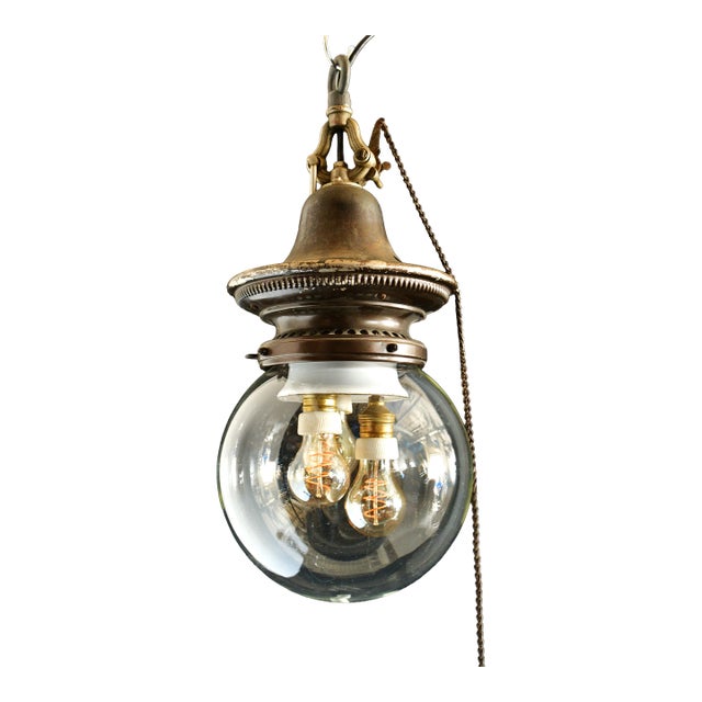 19th Century Welsbach Gas Pendant From Chimera Watts For Sale