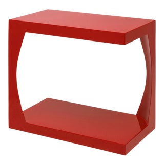 Embankment Side Table in Chinese Red - Veere Grenney for The Lacquer Company For Sale