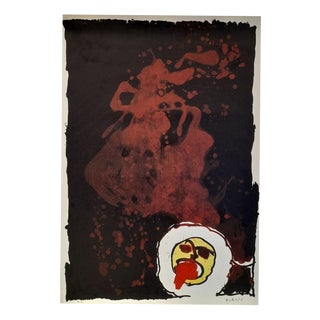 Pierre Alechinsky, Edgar, 1974, Lithograph For Sale