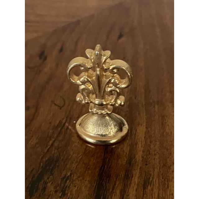 Mid 20 th c bronze peace sign.