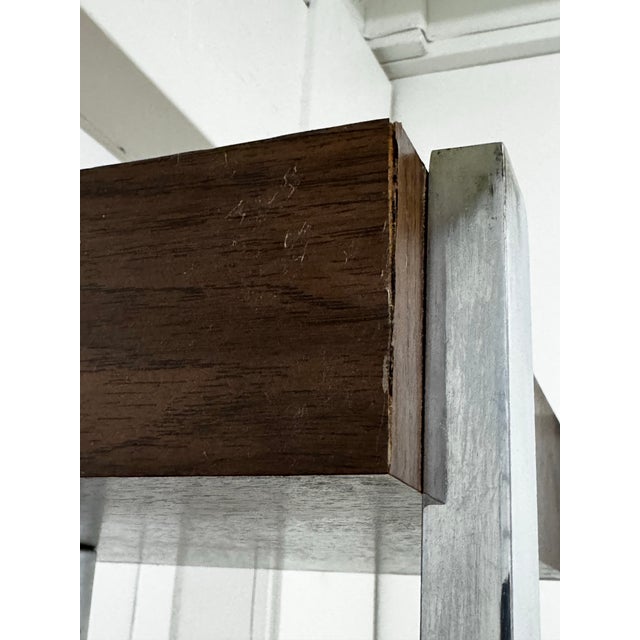 Vintage Chrome and Veneer Etagere by Sunrise Design For Sale In Los Angeles - Image 6 of 12