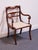 Duncan Phyfe Vintage Antique Solid Mahogany Traditional Duncan Phyfe Style Dining Arm Chair For Sale - Image 4 of 10