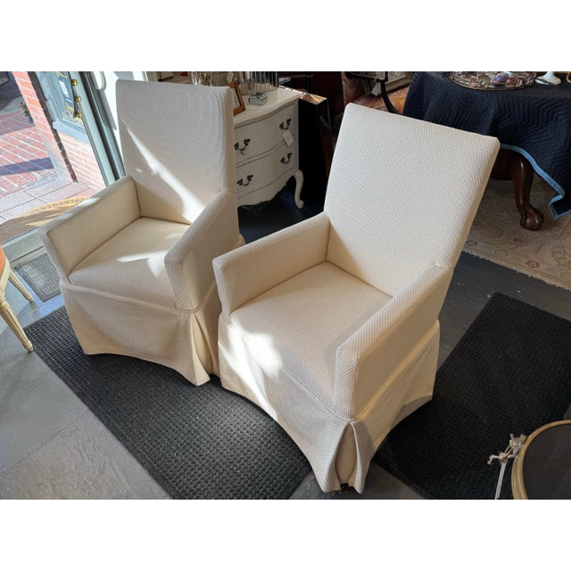 Early 21st Century Parsons Style Chairs For Sale - Image 4 of 6