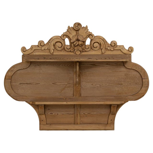 19th Century French Carved Wooden Wall Shelf For Sale - Image 15 of 18