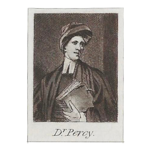 Antique Miniature Portrait Engraving of Doctor Percy