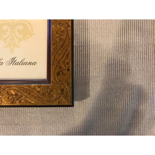 Martin Aborn Italian Handfinished Wood Frame 5 X 7 Chairish