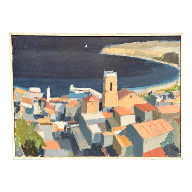 Stig Wernheden, Waterfall, 1950s, Oil on Canvas, Framed For Sale
