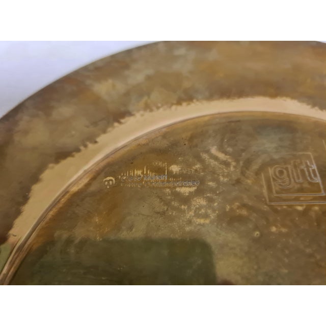 Brass Plate by Gio Ponti for Cleto Munari For Sale - Image 12 of 14