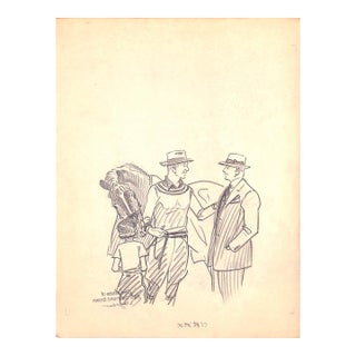 Original 1944 Pencil Drawing From Hi, Guy! The Cinderella Horse by Paul Brown 36 For Sale