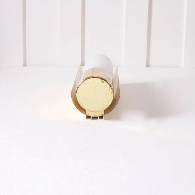 Brass and Glass Wall Light or Sconce from Glashütte Limburg, 1970s For Sale - Image 4 of 7