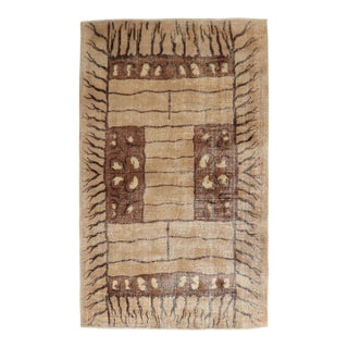 Zabihi Collection Turkish Deco Zeki Muren Eclectic Rug For Sale