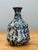 Vintage Black and White Textured Ceramic Vase For Sale - Image 9 of 14