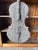 Large 67" Hand-Carved Wooden Cello Sculpture With Pinecone Tuning Pegs – Folk Art For Sale - Image 4 of 16