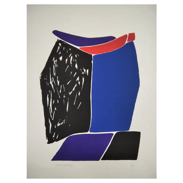 Pepe Sánchez, Composition, 1990, Lithograph For Sale