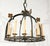 1930s French Iron & Brass Chandelier For Sale - Image 9 of 10