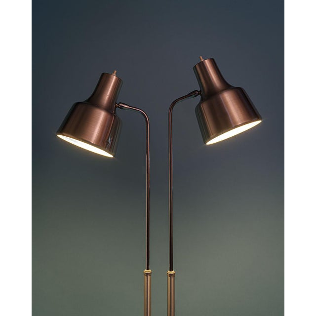 Floor Lamp with Two Spotlights, Denmark, 1970s For Sale - Image 3 of 8