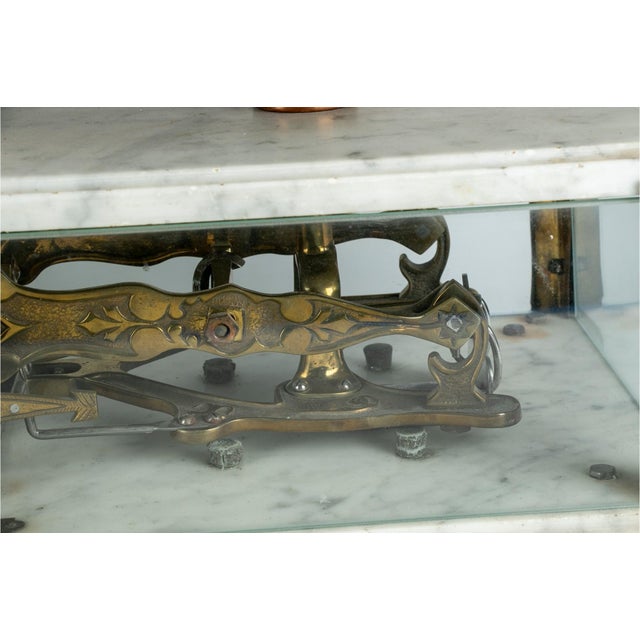 19th Century 19th Century Marble and Brass French Balance Scales For Sale - Image 5 of 13