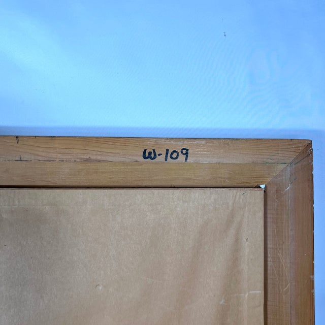 1970s Honey Kurlander "Greenhouse" Original Oil Painting on Canvas For Sale - Image 9 of 9