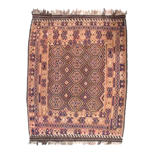 Pasargad L Peach Afghan Baluch Kilim Rug