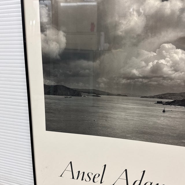 Late 20th Century Circa 1986 Ansel Adams Center Poster Print, Framed For Sale - Image 5 of 11