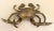 English Solid Patinated Bronze Crab Cancer Lidded Ashtray For Sale - Image 9 of 10
