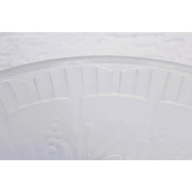 Metal Art Nouveau Opalescent Glass Bowl by Julien France For Sale - Image 7 of 12