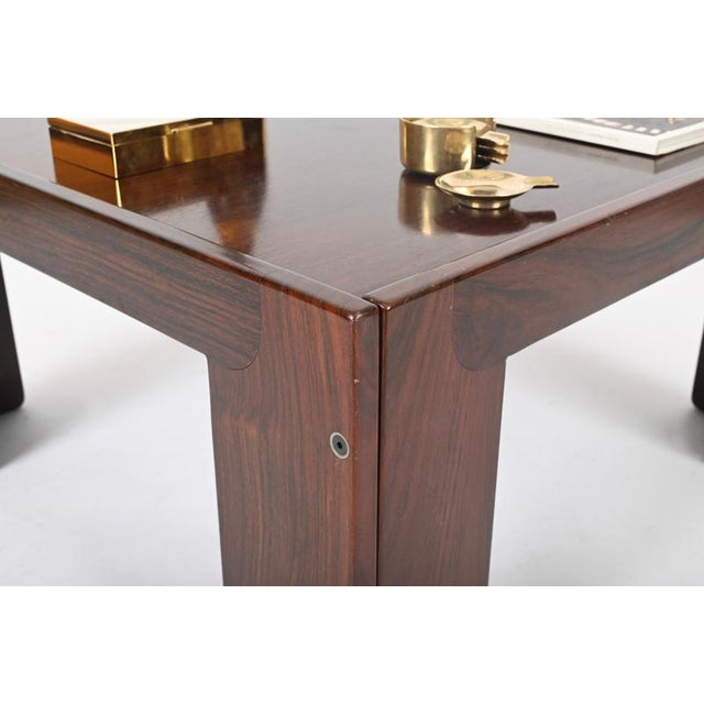 Square Coffee Table attributed to Afra and Tobia Scarpa for Cassina, Italy, 1965 For Sale - Image 9 of 18