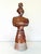 Stoneware sculpture / Roof finial signed Seguin (Jean Claude and Sabine) / Puisaye Height 64 cm Base diameter 18.5 cm...
