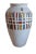 German Ceramic Vase with Colored Geometric Motifs from Jasba, 1960s For Sale