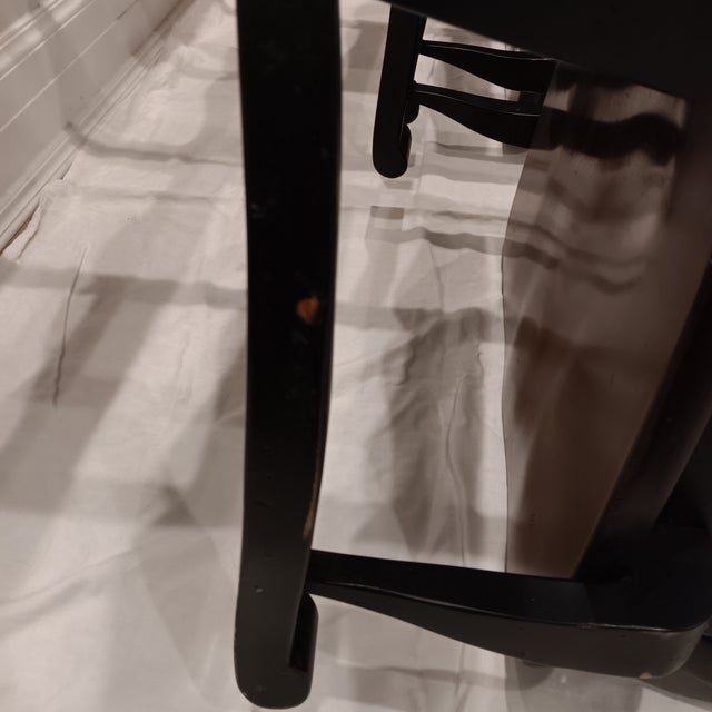 Vintage French Country Farmhouse Ladderback Arm Chairs, Set of 2 For Sale - Image 17 of 18