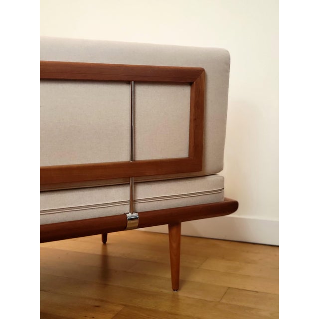 Danish Teak Daybed by Peter Hvidt and Orla Mølgaard-Nielsen for France & Søn / France & Daverkosen, 1950s For Sale - Image 9 of 18