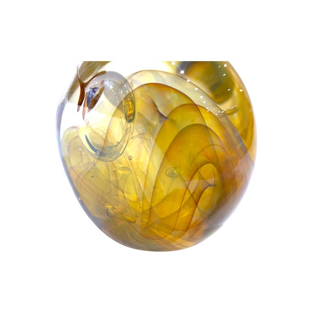 Glass Sylvia Vigiletti (1933-2020) Studio Glass Paperweight, Corning Museum of Glass, Detroit Institute of Art For Sale - Image 7 of 14
