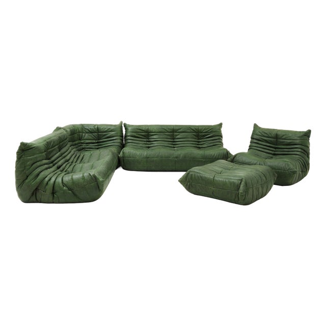 Togo Sofa Set by Michel Ducaroy for Ligne Roset, Set of 5 For Sale