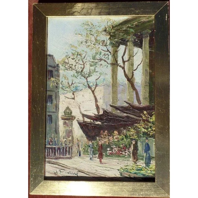 Modern 1960s Parisian Street Scene Oil Painting, Framed For Sale - Image 3 of 10