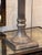 Metal Pair of Silver Column Lamps For Sale - Image 7 of 12