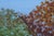 Margaret Skiles White Farmhouse in Autumn Oil Painting on Board 30" For Sale - Image 11 of 13
