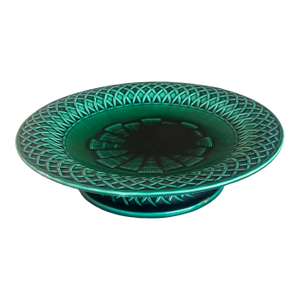 Minton English Majolica Low Footed Compote, C. 1860