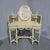 French Painted Bergere Dressing Table, 1900 For Sale - Image 13 of 18
