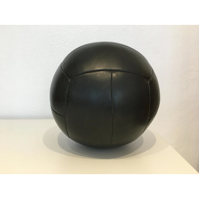 Vintage Leather 4kg Medicine Ball, 1930s For Sale - Image 6 of 9