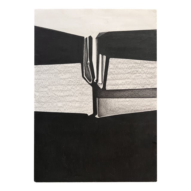 Peter Steinforth, Geometric Abstraction, Original Ink Drawing, 1969 For Sale