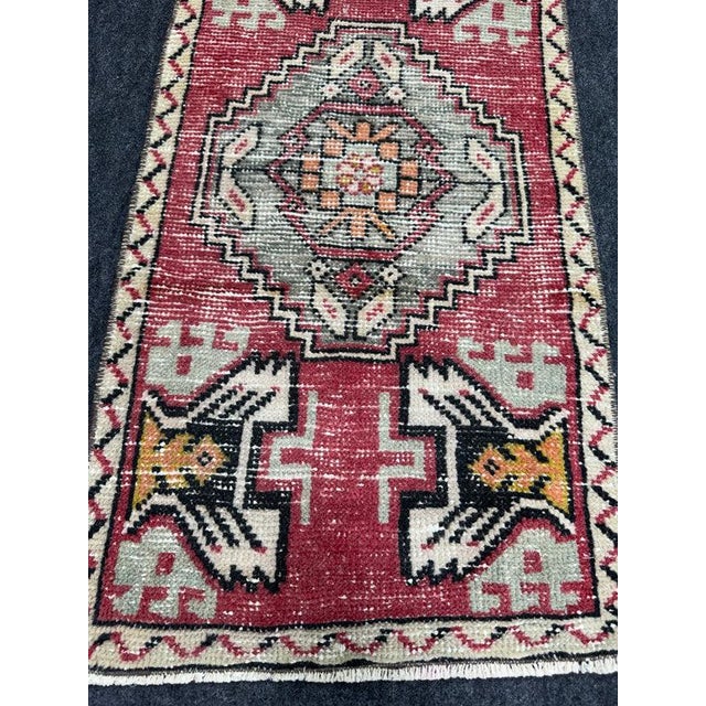 Contemporary Turkish Yastik Rug 1'7" x 3' For Sale - Image 3 of 5
